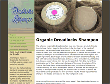 Tablet Screenshot of dreadlockshampoo.com